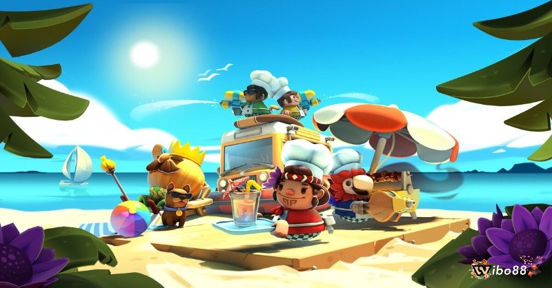 Người chơi hợp tác nhịp nhàng để chế biến món ăn trong Overcooked! 2
