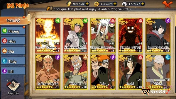 Nếu bạn đam mê Naruto và thích tư duy chiến thuật, đây là game dành cho bạn
