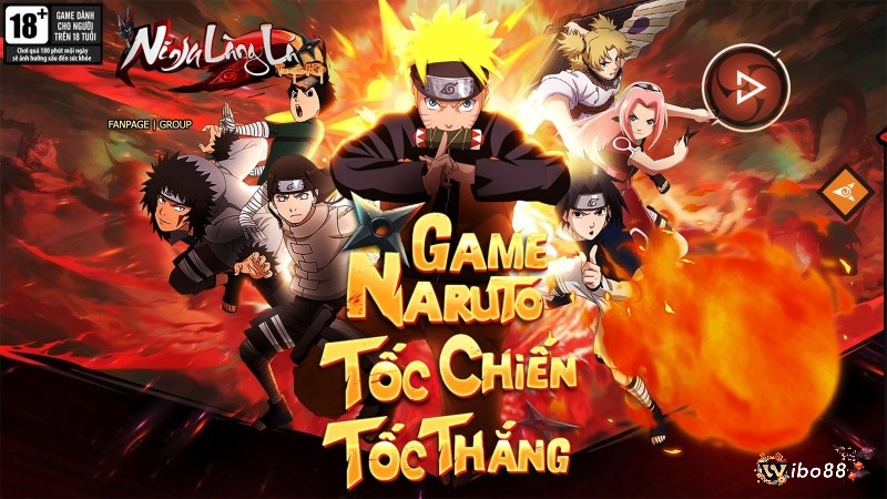 Giao diện game Ninja Làng Lá dễ làm quen và khám phá