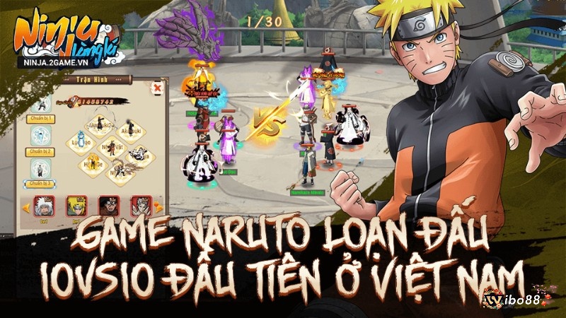 Tái hiện Naruto trên mobile với lối chơi chiến thuật thẻ tướng hấp dẫn cùng game Ninja Làng Lá