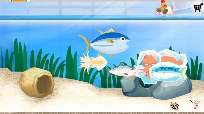 Môi trường nhà hàng sushi được thiết kế tỉ mỉ và đáng yêu