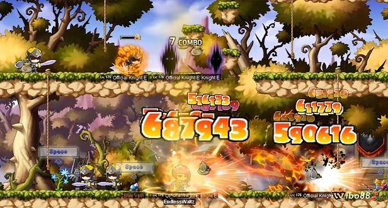 Maple Story là một hiện tượng của làng game với đồ họa đơn gairn và gameplay đáng yêu với nghề nghiệp đa dạng