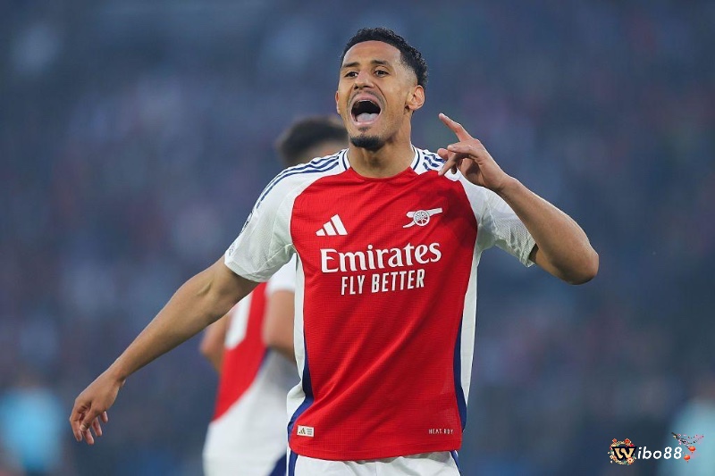 William Saliba là bức tường thành lạnh lùng của Pháo thủ cũng được bình chọn nằm trong top trung vệ hay nhất c2